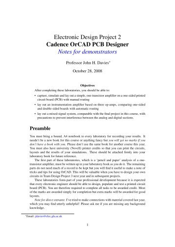 Cadence OrCAD PCB Designer