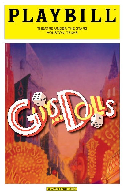 Playbill - Theatre Under The Stars