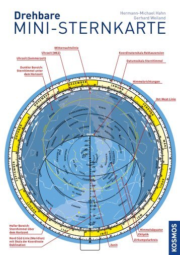 Anleitung: Drehbare Mini-Sternkarte - Kosmos