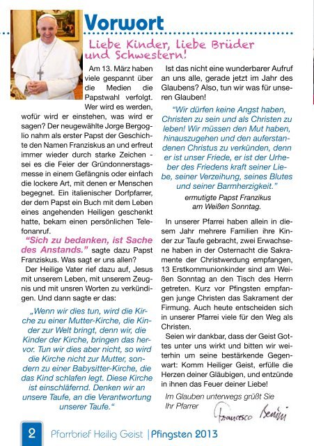 Pfarrbrief_02-2013_klein - Katholische Gemeinde Wassertrüdingen