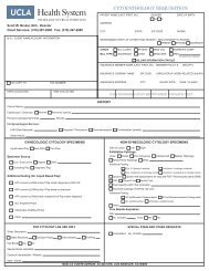 Cytopathology Requisition - the UCLA Department of Pathology ...