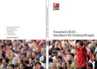 Handbuch für Fanbeauftragte - Koordinationsstelle Fanprojekte