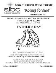 FATHER'S DAY - St John Baptist Church