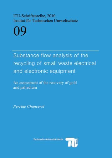 Substance flow analysis of the recycling of small waste electrical ...