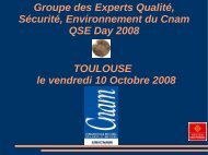 Groupe des Experts Qualité, Sécurité, Environnement du Cnam QSE ...