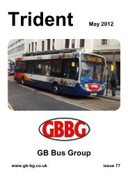indlogering blande ødemark GB Bus Group