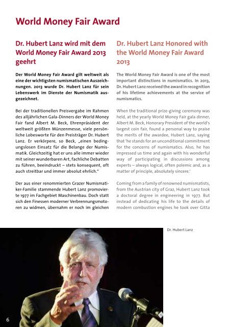 Messekatalog â€œWorld Money Fair 2014
