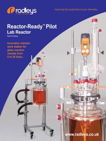 Reactor Ready Pilot Scale - Pretech Instruments