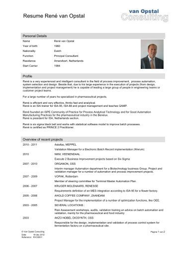 Profiel Rutger Jongkind - van Opstal Consulting