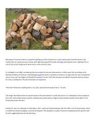 Abney and Abney Associates Green Solutions - Firewood: Cost, variety and safety