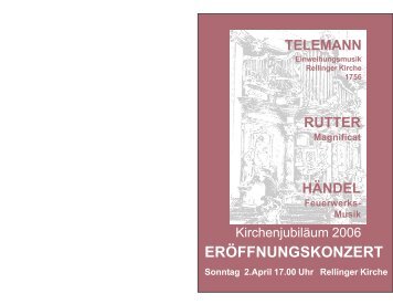 Programmheft - Verein zur FÃ¶rderung der Musik an der Rellinger ...