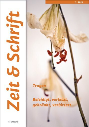 Heft 3/2013 - Zeit & Schrift