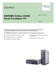 ESPRIMO Edition E2500 Small Formfaktor PC