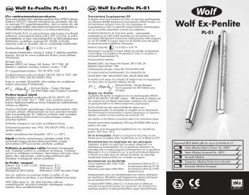 Wolf Ex-Penlite - Wolf Safety Lamp Company