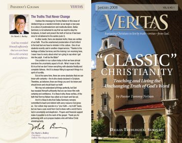 Veritas January 2008 - Dallas Theological Seminary