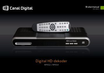 Digital HD-dekoder - Canal Digital Parabol