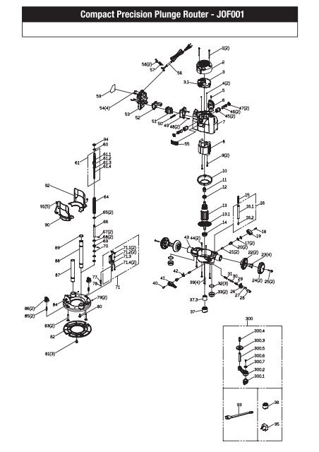 Exploded Schematic Diagram - Triton Tools