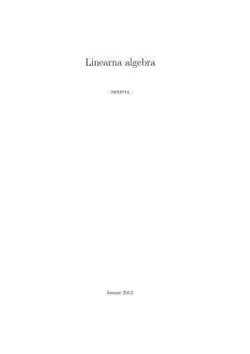 Linearna algebra