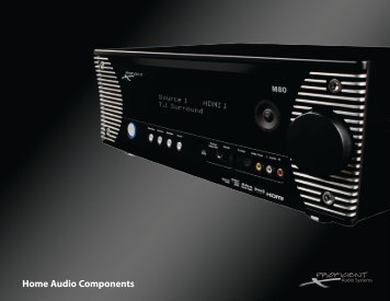 Home Audio Components - Proficient Audio Systems