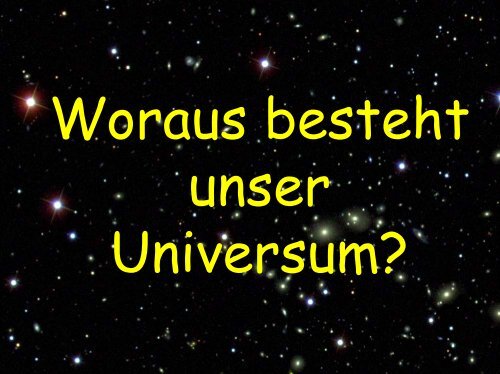 Einstein(s Gleichungen) und die dunkle Seite des ... - Schul-Physik