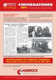 INFORMATIONEN - Caravan Langrock