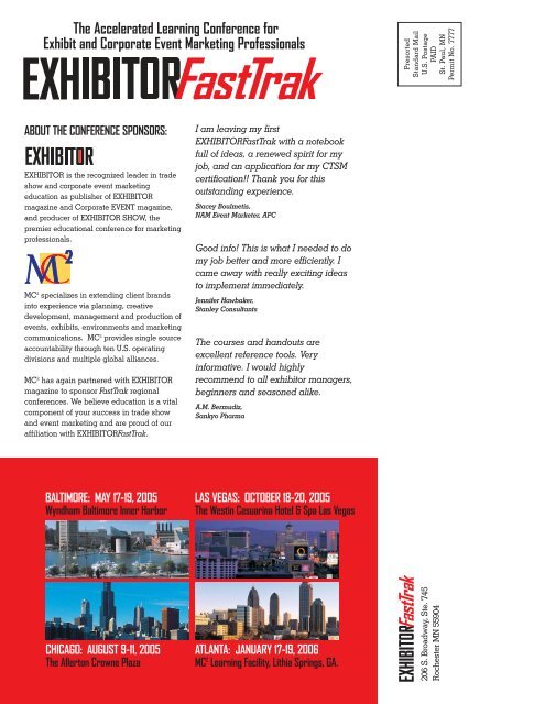 brochure i - Exhibitor Magazine