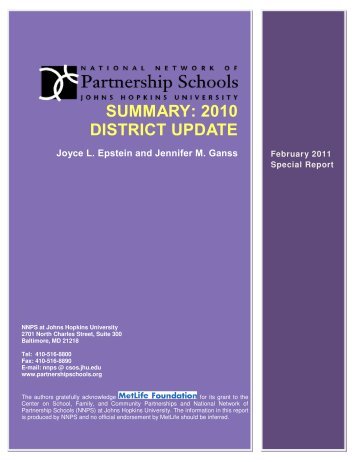 2010 UPDATE Data from Districts in NNPS (.pdf) - National Network ...