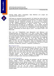 Bericht Rede Jahreshauptversammlung 2005 - Jugendfeuerwehr ...