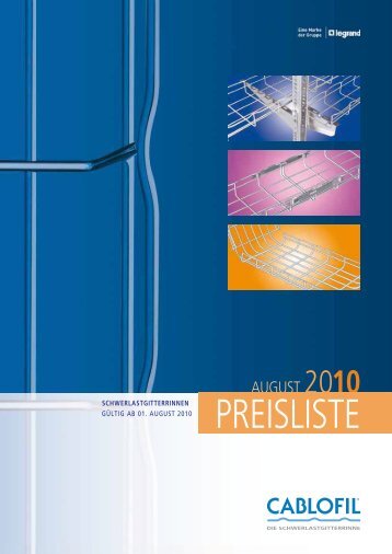 PREISLISTE - Legrand