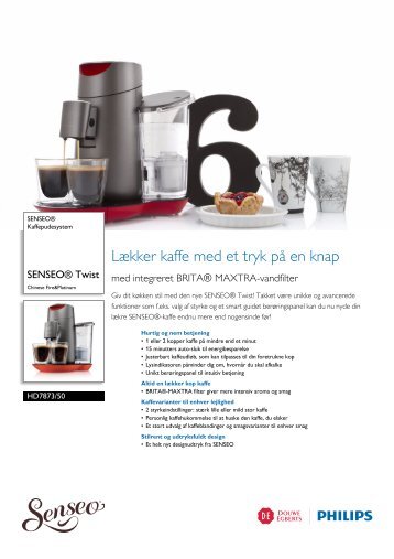 HD7873/50 SENSEO® Kaffepudesystem - Philips