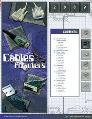 Cables and Adapters - Tomauri Inc