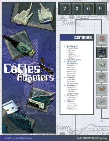 Cables and Adapters - Tomauri Inc