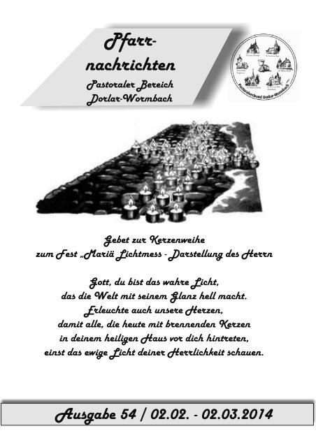 Pfarr Nachrichten Pastoralverbund Dorlar Wormbach
