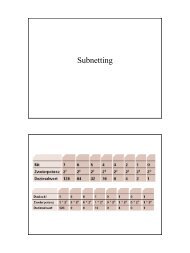 Anschauungsbeispiel zu Subnetting (5 Seiten, 224kB) - W3service.net