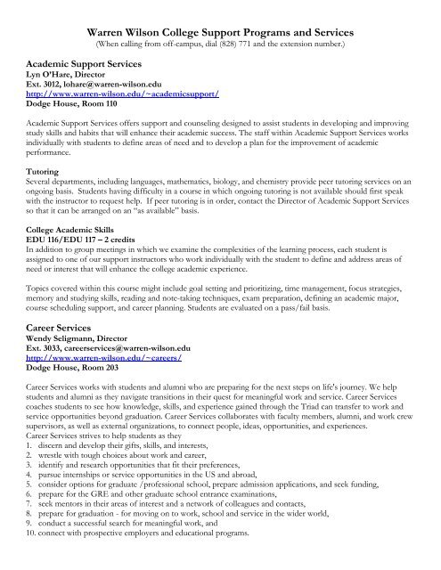 Download PDF - Warren Wilson College