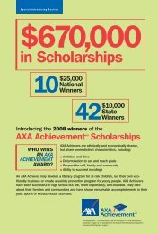 in Scholarships - AXA Equitable
