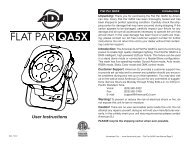 Flat Par QA5X - American DJ