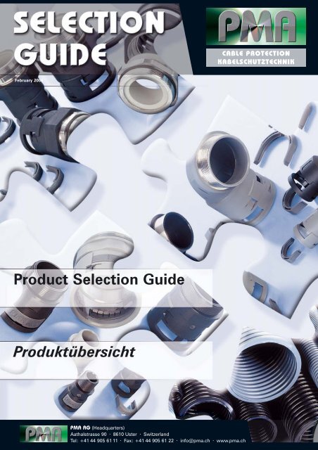 Product Selection Guide ProduktÃƒÂ¼bersicht