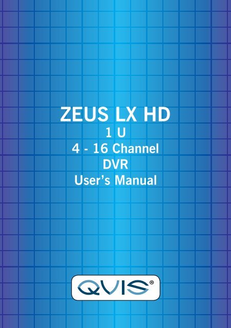 LX Zeus HD Manual - Qvis Security
