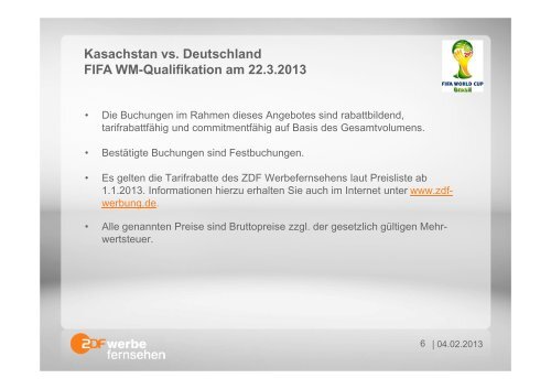 Angebot - ZDF Werbefernsehen
