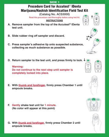 Procedure Card for Accutest