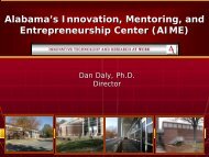Alabama's Innovation, Mentoring and Entrepreneur Center