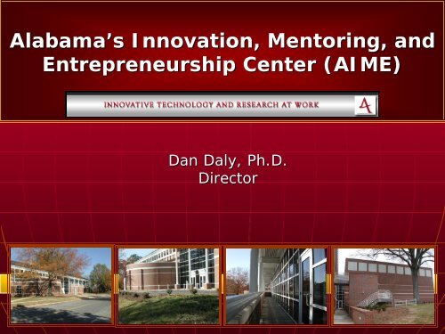 Alabama's Innovation, Mentoring and Entrepreneur Center