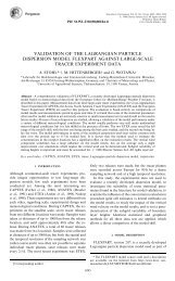 validation of the lagrangian particle dispersion model flexpart ... - NILU