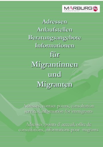 Adressen, Anlaufstellen...f-374r Migrant innen Oktober