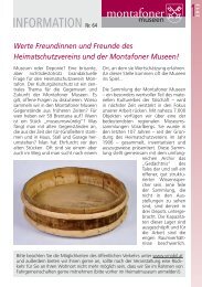 INFORMATION Nr. 64 - Stand Montafon