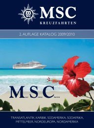 MSC Kreuzfahrten - Kreuzfahren.ch