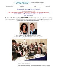 Intensive Practitioner Course - Ondamed