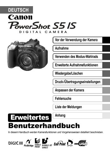 PowerShot S5 IS PowerShot_SS5IS_Manual.pdf - canon.de