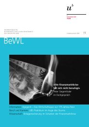 BeWL Heft 11 - Departement BWL - UniversitÃ¤t Bern